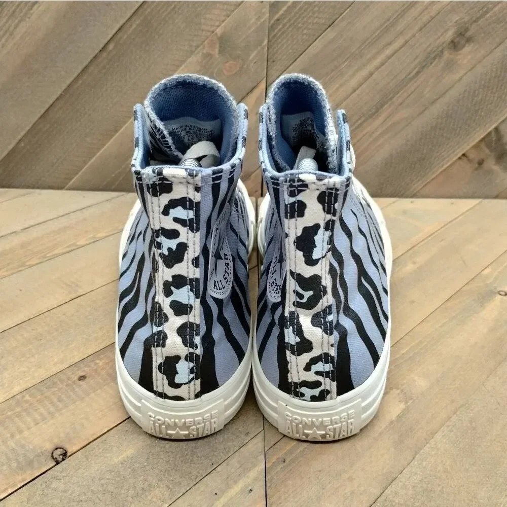 Converse Chuck Taylor All Star Hi Twisted Archive Zebra Print Womens Size 6.5‎ - Picture 5 of 9